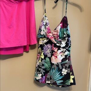 Hapari Floral Swim Top - Multicolor